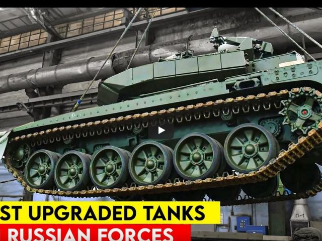 Russian Forces Receive New Upgraded Tanks