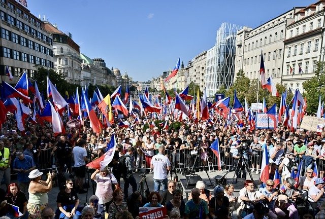 Thousands protest against EU state’s pro-Western government