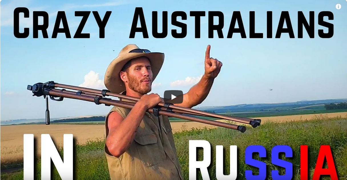 Crazy Australians in Russia