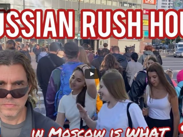 Is Moscow RUSH HOUR in Russia CRAZY ?!