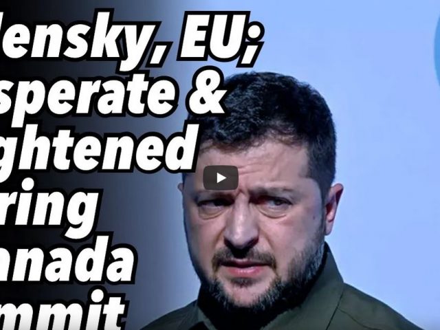 Zelensky, EU; desperate and frightened during Granada summit
