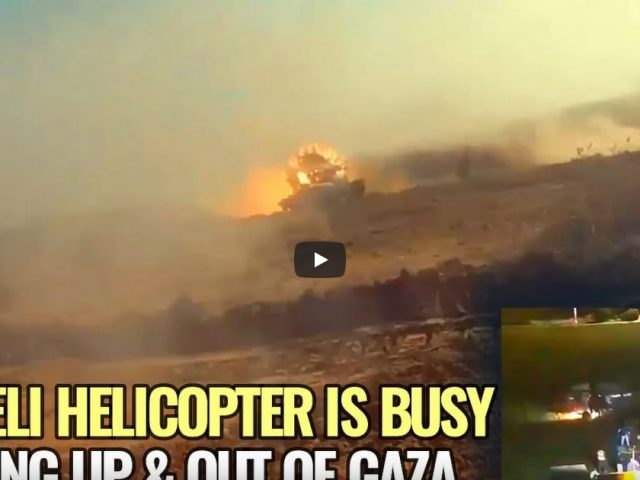 Dead Israeli soldiers and US Marines transported by helicopter out of Gaza
