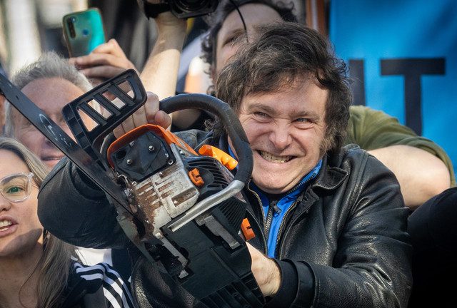 Argentina’s chainsaw-wielding newly elected president pledges economic ‘shock therapy’