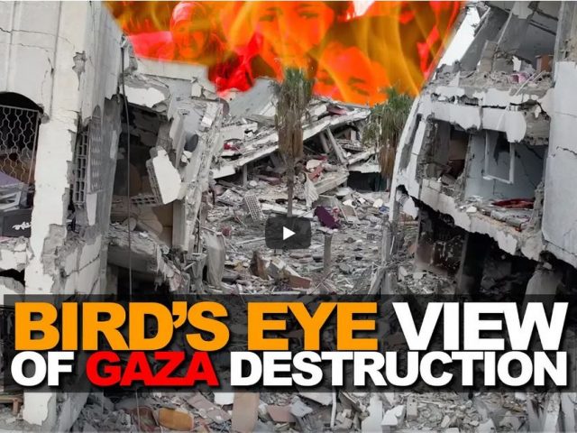 Drone footage shows shocking Gaza destruction