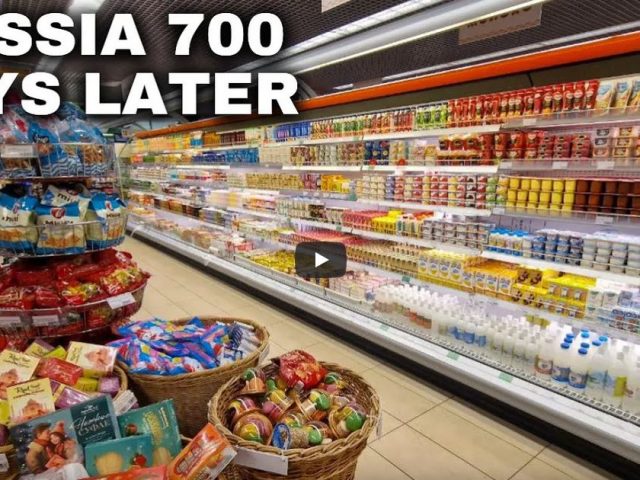 Russian TYPICAL (Soviet Style) Supermarket After 700 Days of Sanctions