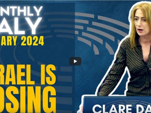 Clare Daly DESTROYS Israel and US War Narrative | The Monthly Daly | January 2024