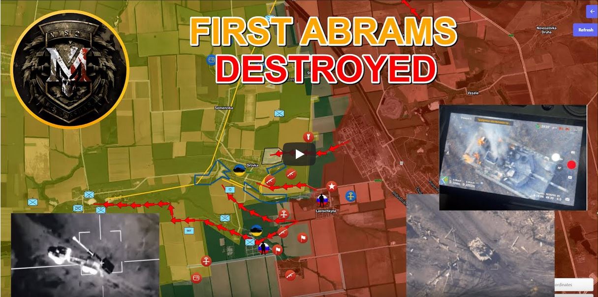 MS first Abrams destryed