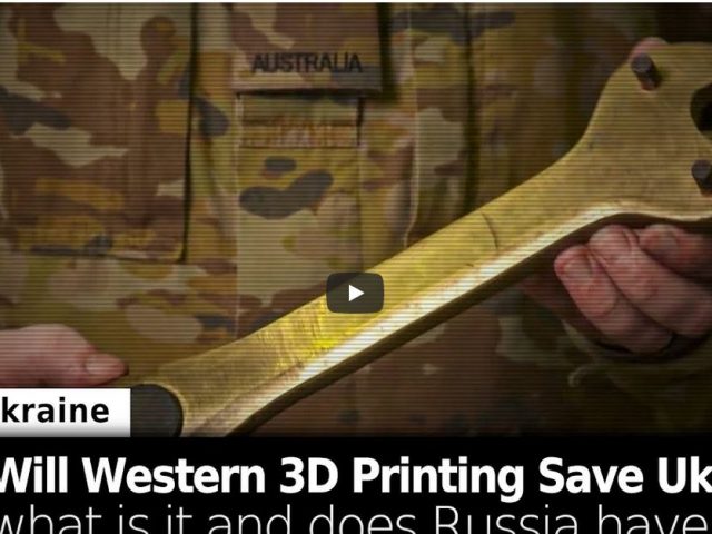 West Sends Ukraine 3D Printers to Make Spare Parts, But Won’t Solve Critical Logistics Problems
