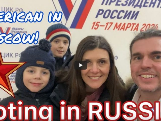 🗳️PUTIN Ballot ELECTIONS in MOSCOW! 🇷🇺🇺🇸AMERICAN at the VOTING Polls in RUSSIA!