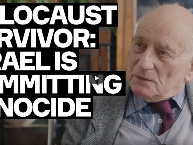Holocaust Survivor Tells Me: Israel Is Committing Genocide – w. Stephen Kapos