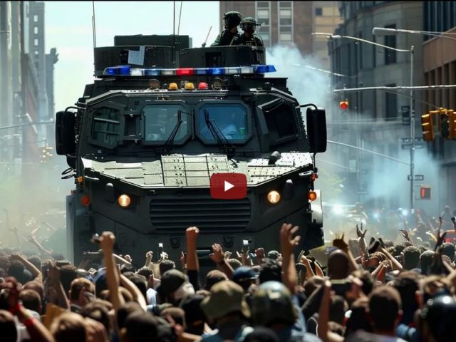 It Begins… Army Tanks Clear “Peaceful” NYC Protests