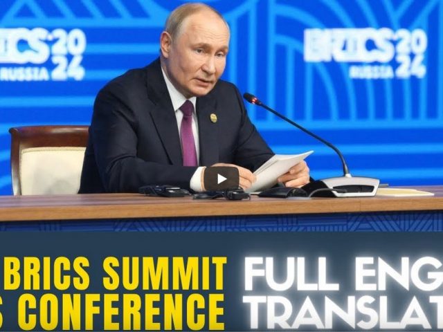 FULL Press Conference in ENGLISH: 2024 BRICS Summit Q+A by Vladimir Putin