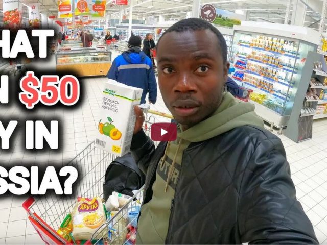 ITS SHOCKING WHAT $50 CAN BUY IN THE MOST SANCTIONED COUNTRY IN THE WORLD RUSSIA 🇷🇺 SUPERMARKET