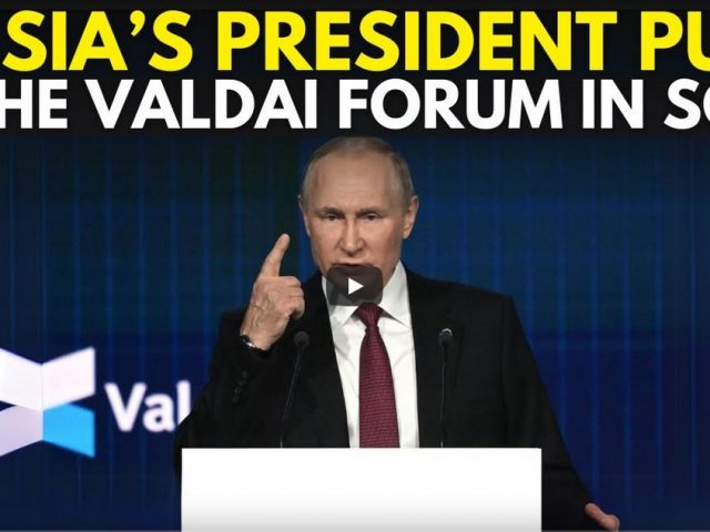 Putin LIVE: Russia’s President Putin Speaks At The Valdai Forum In Sochi | Russia News | WION