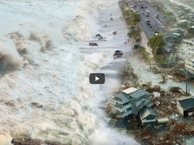 Huge tsunami-like waves hit the Philippines! Typhoon Pepito is raging in the Bicol region!