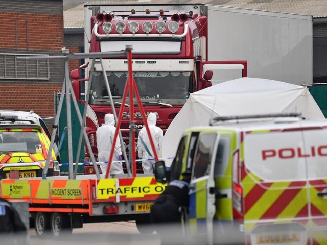 39 dead bodies discovered inside truck in Essex, UK, murder suspect arrested