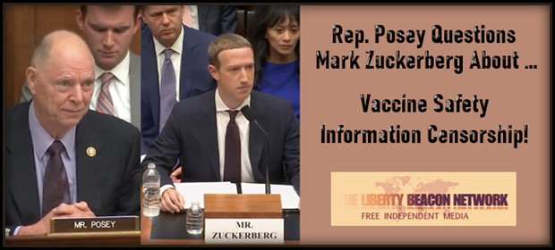 Rep. Posey Questions Zuckerberg About Vaccine Safety Info Censorship