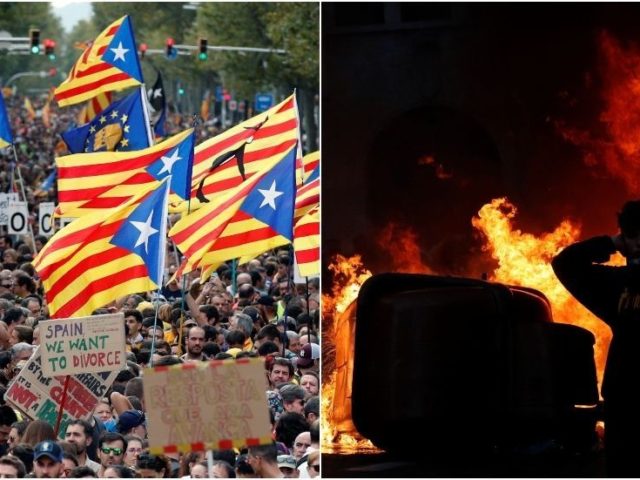 Barcelona mayhem: Clashes with police as ‘half a million’ pro-independence supporters rally amid general strike (PHOTO, VIDEO)