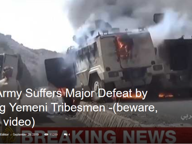 Saudi Army Suffers Major Defeat by Invading Yemeni Tribesmen -(beware, graphic video)