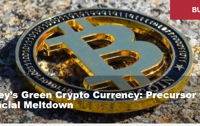 Carney’s Green Crypto Currency: Precursor to a Financial Meltdown