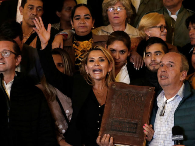 Bolivian Senate Opposition Leader Jeanine Añez Declares Herself Interim President