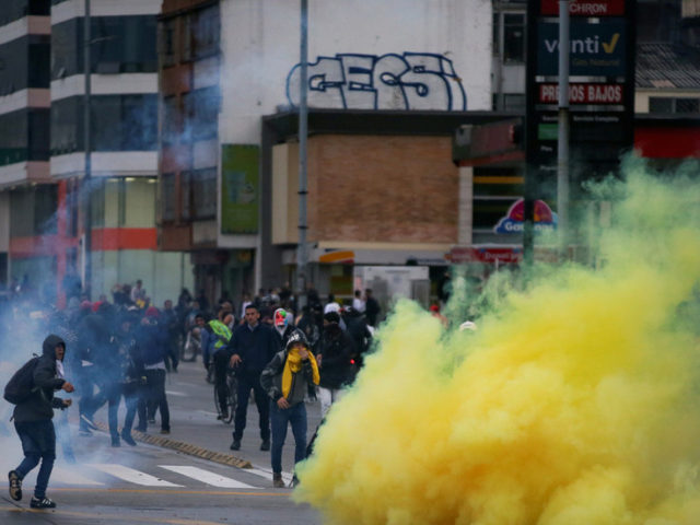 Authorities impose curfew in capital of Colombia, deploy 20k police against protesters