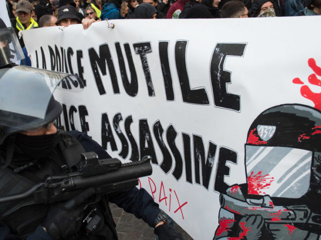 WATCH French riot police knock down elderly woman… during rally for 80yo who died after getting hit by tear gas grenade