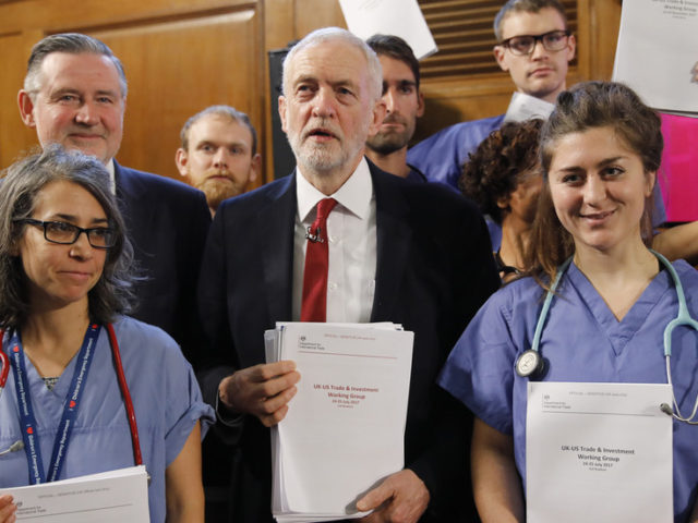 Corbyn rejects ‘nonsense’ claims Russia behind controversial UK-US leaked NHS dossier