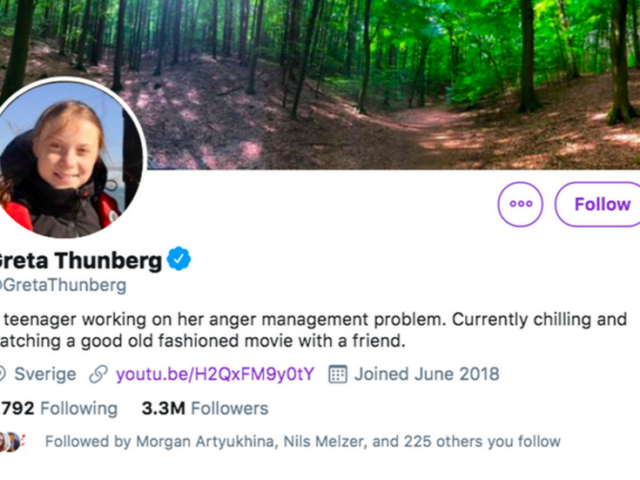 Greta Thunberg responds to Trump’s advice to ‘chill out’ with Twitter bio change again