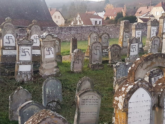 More than 100 Jewish graves desecrated near Strasbourg (PHOTOS)