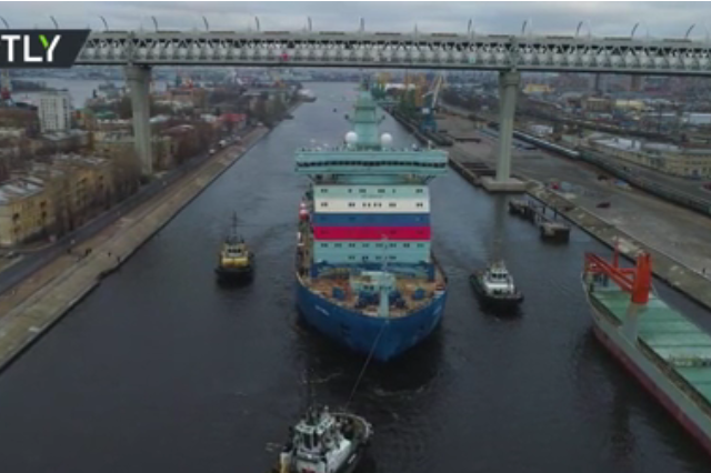 Absolute unit: World’s most powerful icebreaker begins sea trials in the Baltics (VIDEO)