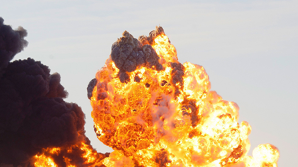 A massive explosion ripped through a chemical plant