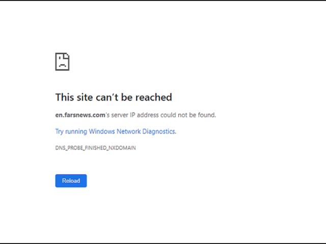 Iranian news agency says its website has GONE DOWN ‘due to US sanctions’