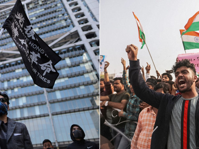 Hong Kong, India & hypocrisy: The two protests look similar, but only one is a lever in US’ power play
