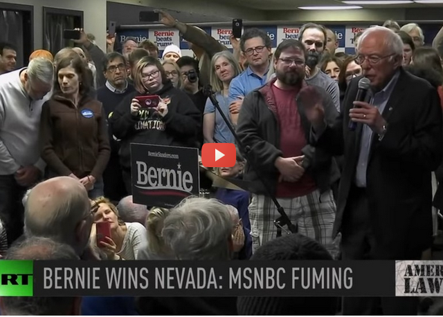 MSNBC meltdown over Bernie’s NV victory