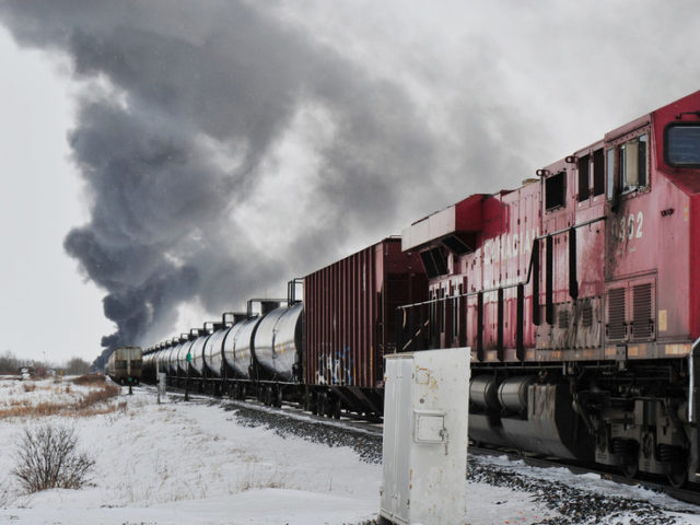 Canada train derails and crude oil catches fire only months after similar crash 11 km away (VIDEO)