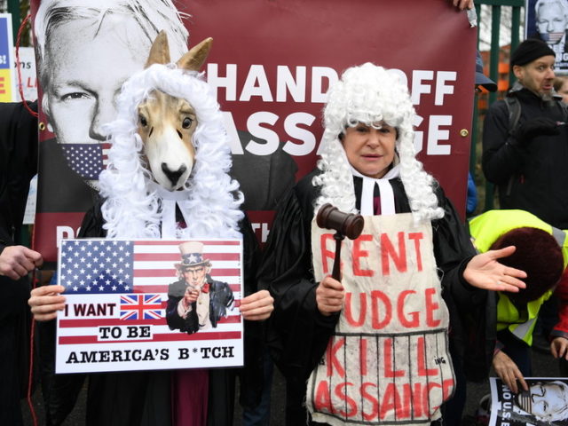 Palestinian flag, Yellow Vests, Anonymous masks: Wide range of protester groups join demonstration in support of Assange
