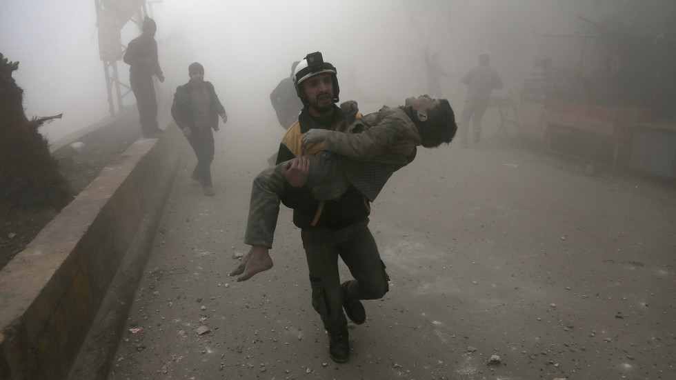 The White Helmets have shot a new fake video of 'Assad's chemical attack'