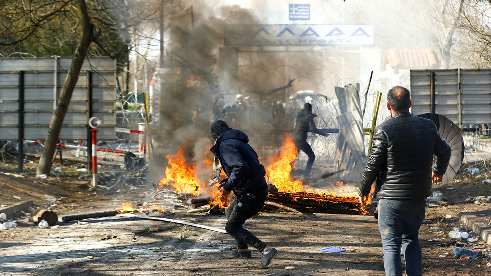 Greek police used