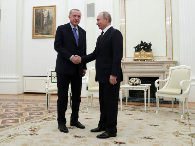 Turkish-Russian ties in defense & trade at highest level, Erdogan says as he meets Putin