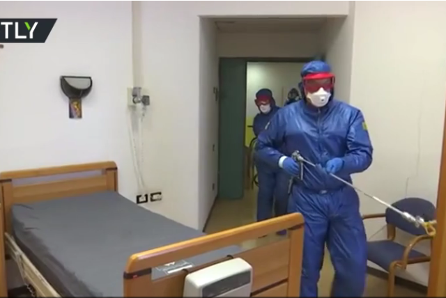 WATCH Russian biodefense troops disinfect nursing home in coronavirus-hit Italy
