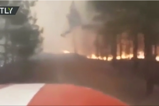 WATCH Ukrainian firefighters battle massive flames near disused Chernobyl nuclear plant