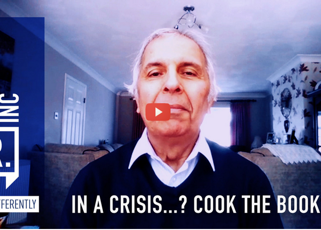 In a crisis…? Cook the books!