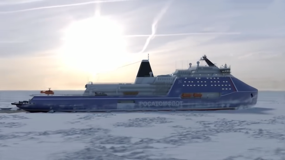 The world's most powerful nuclear icebreaker