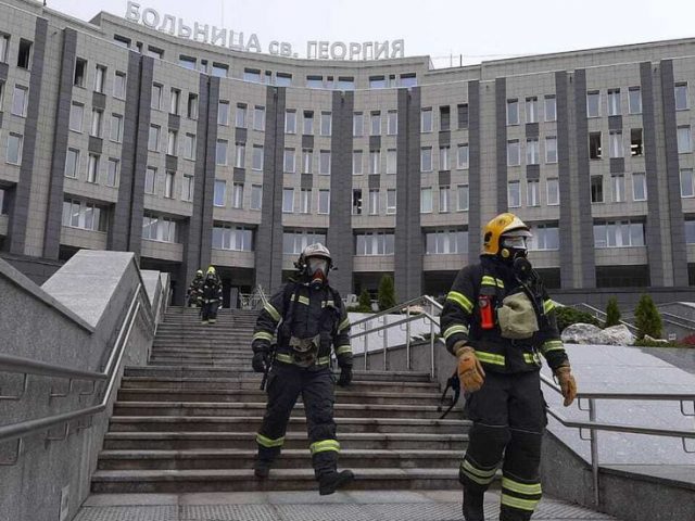 Fire erupts at Saint Petersburg Covid-19 hospital after ventilator malfunctions, 5 dead