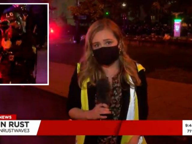 ‘I’m getting shot’: Police fire pepper balls at TV REPORTER & crew during Louisville protests (VIDEO)
