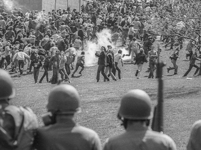 50 years ago today US troops massacred antiwar protesters at Kent State. Now, imperialists don’t need guns; they use the media