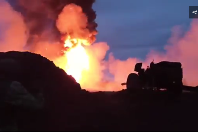 WATCH Russian Army SHOOT burning Siberian oil well with anti-tank gun to put out fire