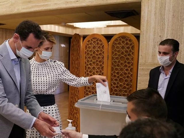 Syrian President, First Lady Cast Ballots in Legislative Elections