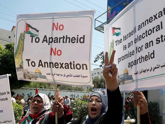 Palestinians Protest Against Israeli Plans to Extend Its Sovereignty Over West Bank – Video